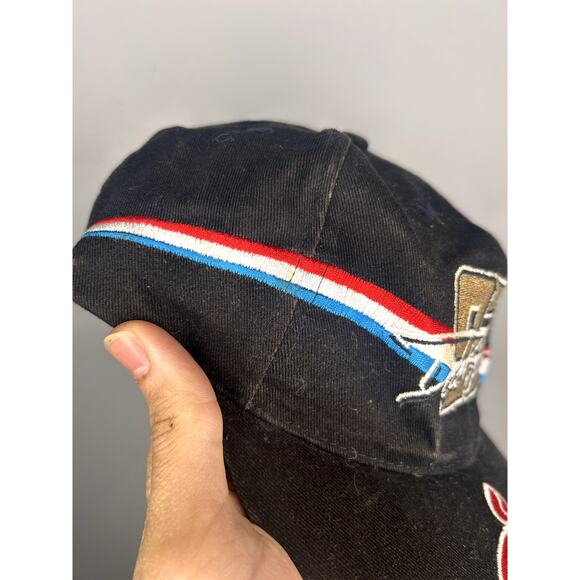 Vintage 90s Nascar Dave Blaney Amoco Racing Snapback Hat - Picture 6 of 9